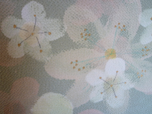 染名古屋帯　花のしらべ　　＜山本由季の染め帯＞_d0159384_1622344.jpg