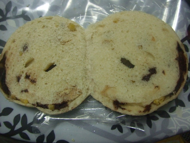 カリンベーグル バナナチーズケーキ・チョコ_f0076001_23215775.jpg