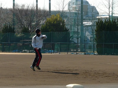 ロッテ自主トレ（１月２６日）・・・小野晋吾日和_b0166128_8191373.jpg