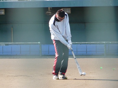 ロッテ自主トレ（１月２６日）・・・小野晋吾日和_b0166128_8435613.jpg