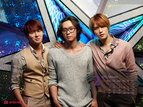 JYJ...LOTTE　2月カレンダー壁紙_d0163746_18244883.jpg