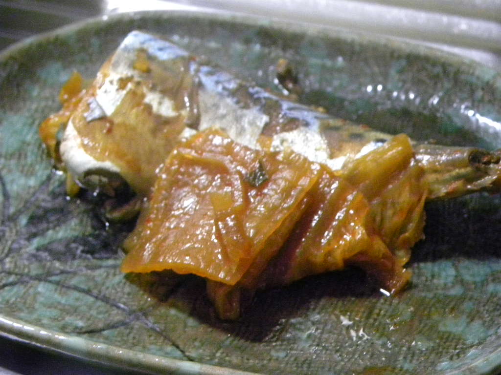 鯖のキムチ煮_c0162773_14252723.jpg
