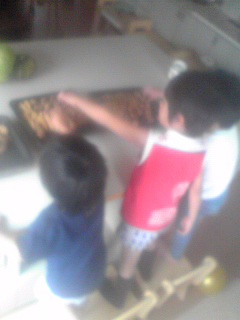 子供(幼児)の 米ぬかクッキー教室 ~ 食育_d0065558_16214792.jpg