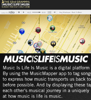 グラミー賞が作った「音楽の世界旅行」を楽しめるSNS的なデジタル・プラットフォーム、MusicIsLifeIsMusic_b0007805_032640.jpg