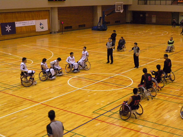 2011/1/29 車椅子バスケットボール都大会 No Excuseの戦い _e0089232_2072476.jpg