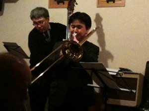 Jazzmal日誌 せきりんの巻き と ときわさんの宣伝君 Cafe Jazzmal