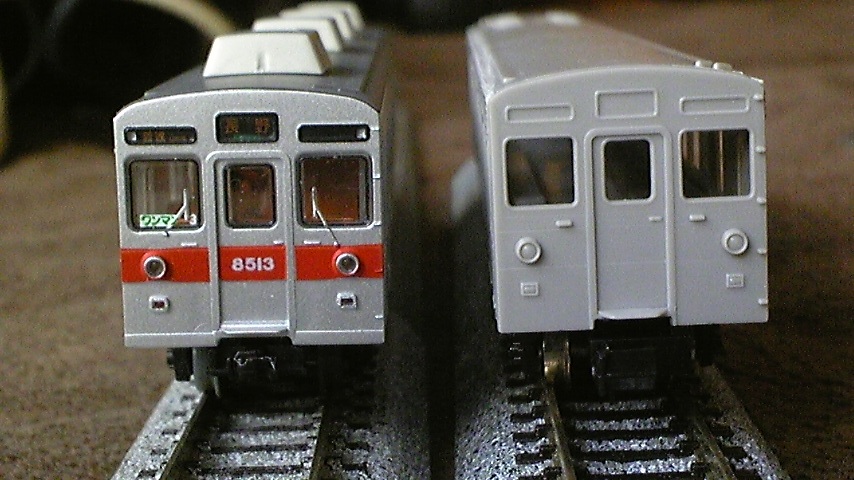 グリーンマックス　東急8500系　制作キット完成品 グリーンマックス 東急8500系 制作キット完成品 GM東急8500系板キット