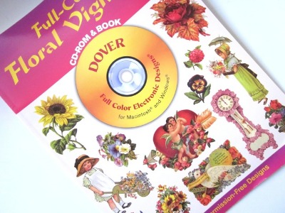No.407「Full-Color Floral Vignettes CD-ROM and Book」Sold : 海の古書店