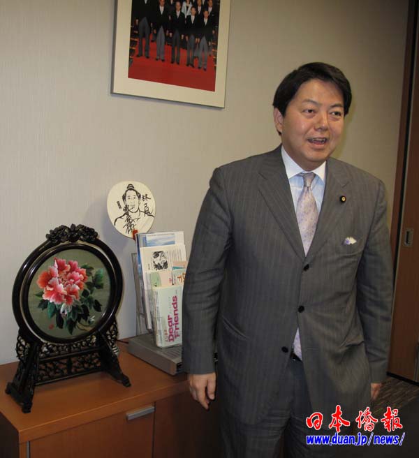 日本前经济财政大臣感谢周强送礼 祝福中国春节_d0027795_14541495.jpg