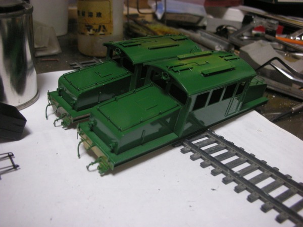 ホビーメイトオカ 南海ED5121の再生（その③）塗装作業 : 工作日報 川