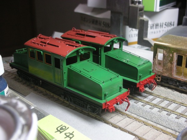 ホビーメイトオカ 南海ED5121の再生（その③）塗装作業 : 工作日報 川