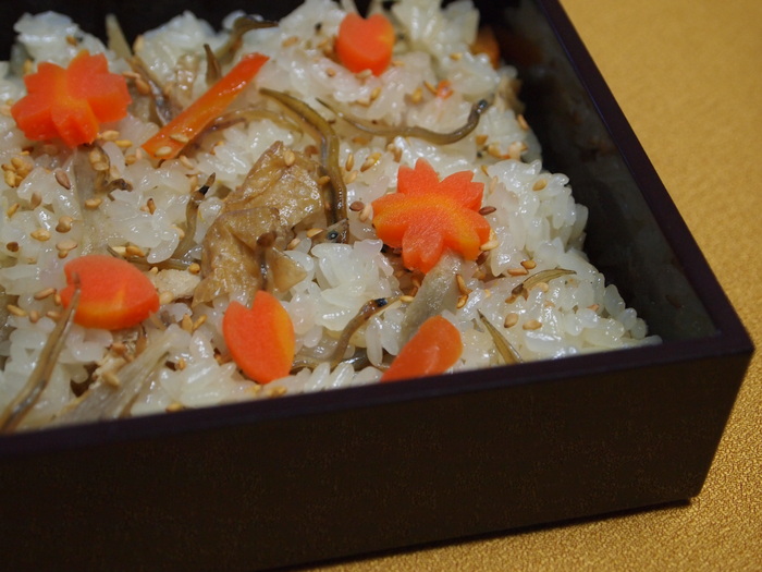 和風いかちゃんコロッケと小女子炊き込みご飯のお弁当 レシピ付き ようこそ わらび家へ