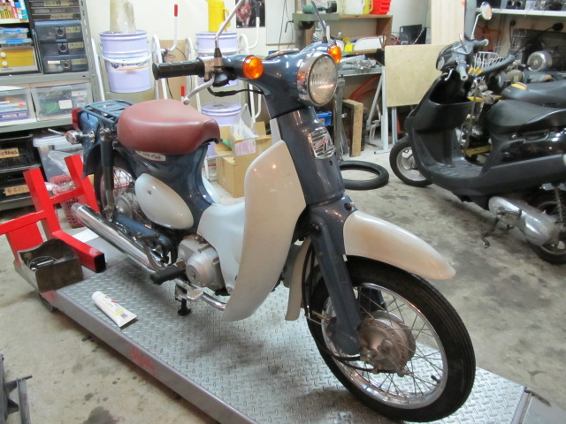 リトルカブ５０周年中古車整備その２ モーターヘッド サイクルショップ