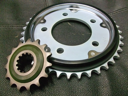 チェーンコンバート作業例】CB750（RC42）のチェーンサイズを520