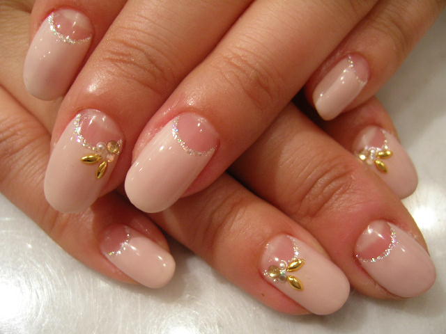 シンプル逆フレンチ Ryokoネイルズ