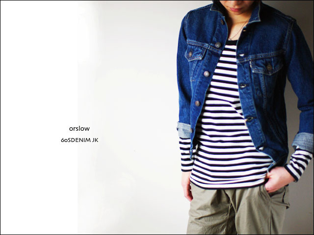 orslow [オアスロウ] デニムジャケット サード (3rd) 60S DENIM JK [83.1 YEAR WASH] ジージャン LADY\'S _f0051306_13581876.jpg