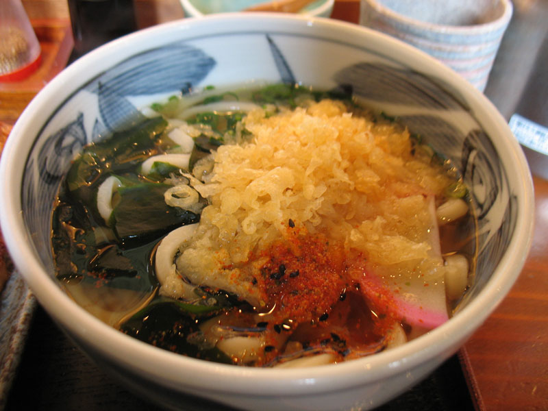 釜揚げうどん　千船屋　鶏の唐揚げ定食_c0208328_145182.jpg