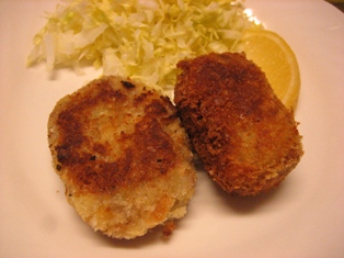 ポテトコロッケ 揚げと焼き_d0031682_1717378.jpg