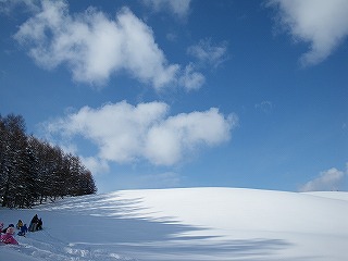 尻すべり(2回目！)　下川町幼児センター森のあそび_b0196837_13482788.jpg