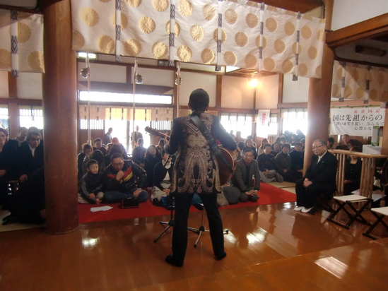 福井「藤島神社、毛谷黒龍神社」紀元祭に出演_e0119092_18572711.jpg