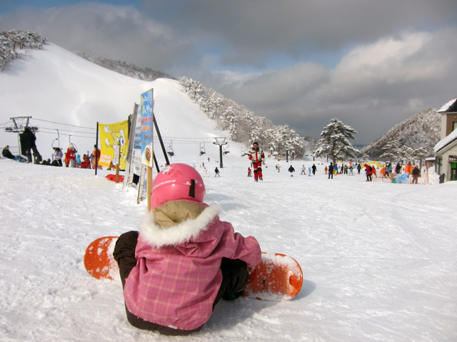 大山ホワイトリゾート中の原ゲレンデにて_d0141173_21493476.jpg