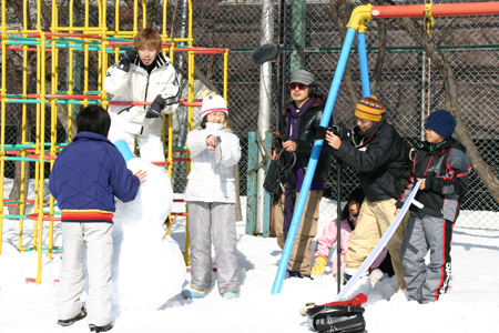 いよいよ撮影本番！雪だるまとチョコレート！！_a0062127_112265.jpg