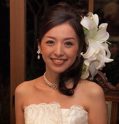 結婚式の美しい花嫁さん_f0140054_18214853.jpg