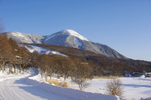 雪景色　蓼科山と女神湖_c0110869_21582212.jpg