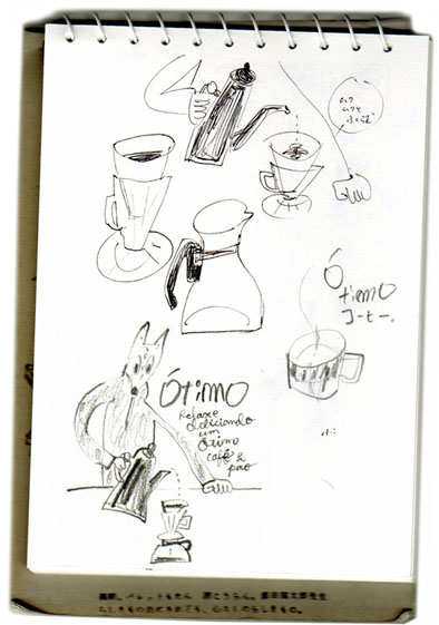 otimo cafe。_e0185385_231385.jpg