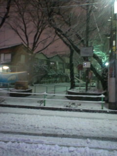 雪！の帰り道〜_d0172438_0272718.jpg