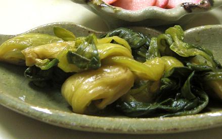 野沢菜もどきの作り方 なまけものってすごい 野沢菜もどきの作り方 なまけものってすごい