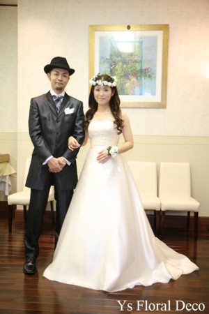 白いお花 花冠&リストレット_b0113510_19392891.jpg
