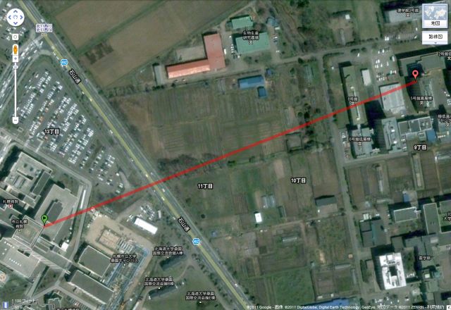【今日の一枚】市立病院のヘリポートに沈む太陽_c0025115_19372099.jpg