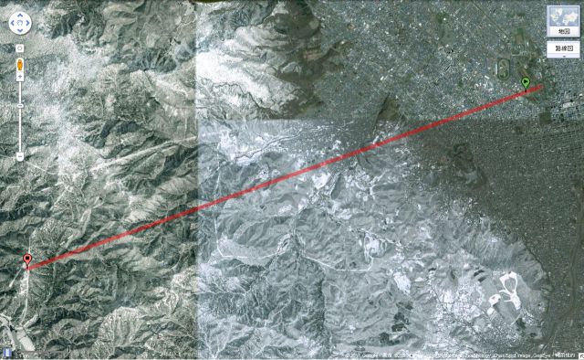 【今日の一枚】市立病院のヘリポートに沈む太陽_c0025115_19372668.jpg