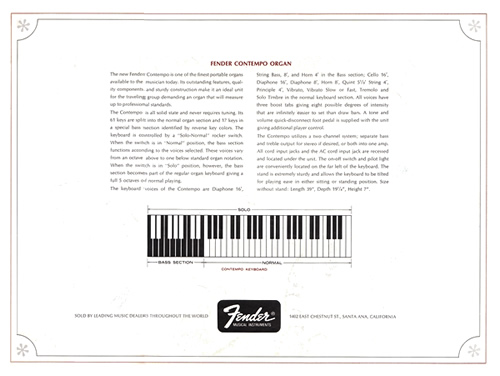 Fender Contempo Organ 1960\' Poster_e0045459_10424932.jpg