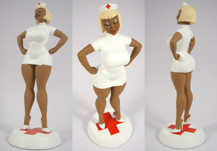 Nurse Booty Babe Resin Statue by Spencer Davis_e0118156_0303225.jpg