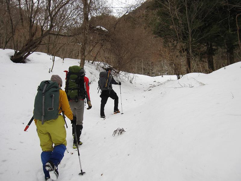 三嶺　大雪　大岩の所で撤退_b0124306_2143777.jpg