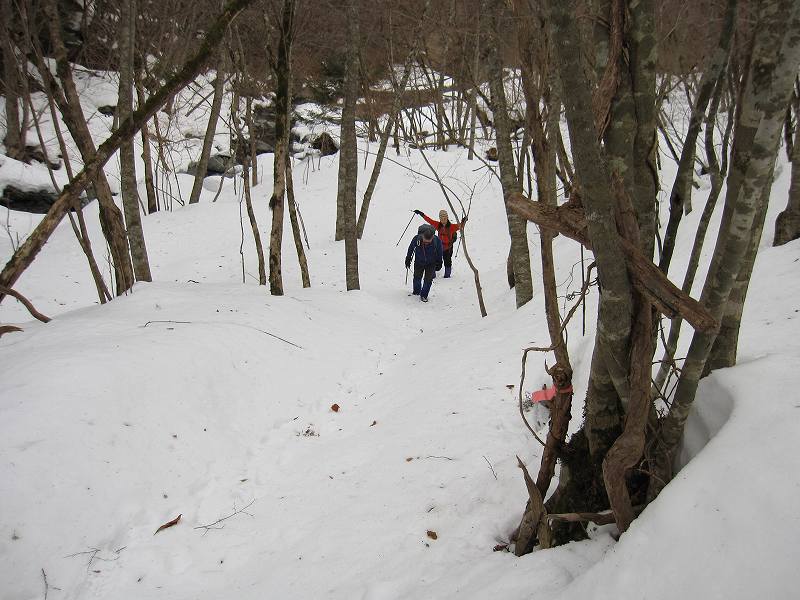 三嶺　大雪　大岩の所で撤退_b0124306_21562781.jpg