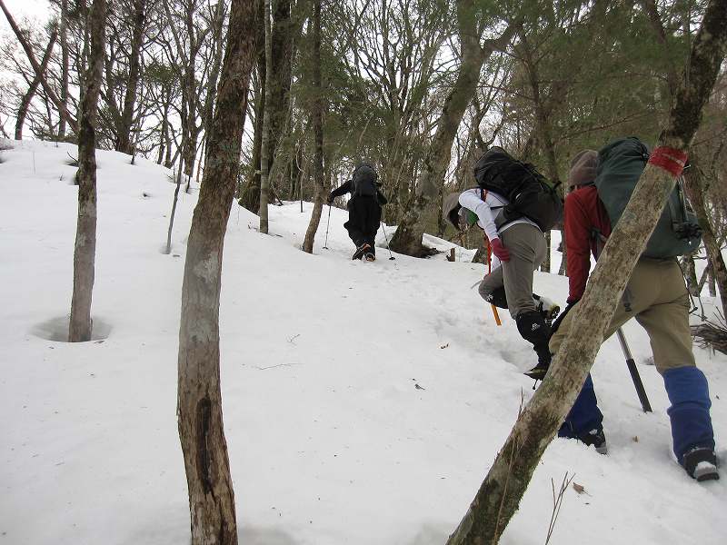 三嶺　大雪　大岩の所で撤退_b0124306_2252147.jpg