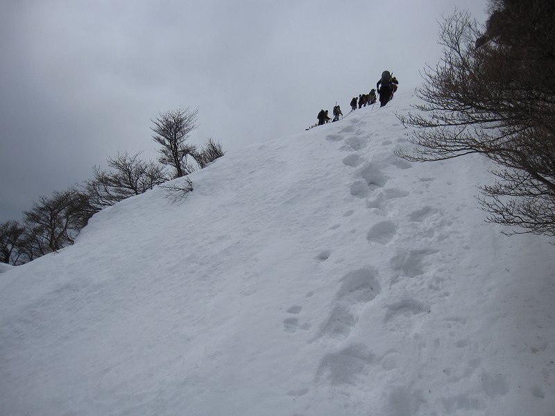 三嶺　大雪　大岩の所で撤退_b0124306_235087.jpg