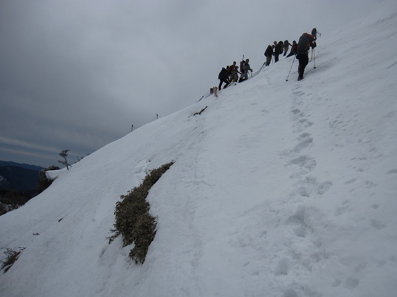 三嶺　大雪　大岩の所で撤退_b0124306_2361638.jpg