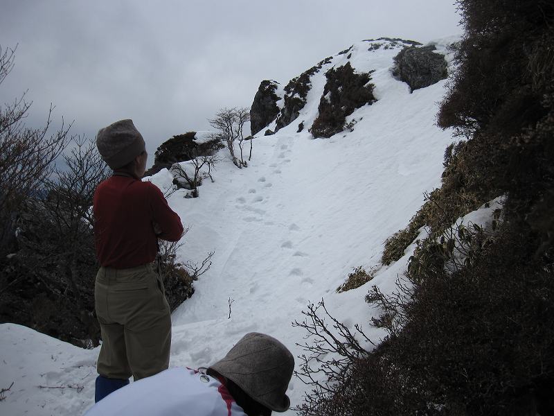 三嶺　大雪　大岩の所で撤退_b0124306_082757.jpg