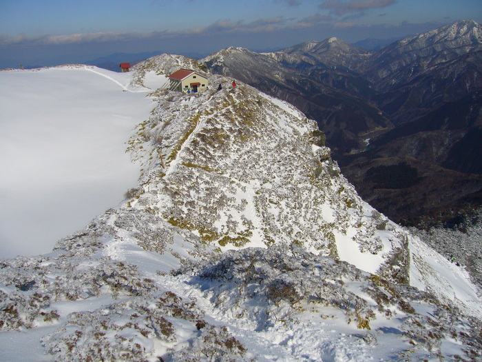 三嶺　大雪　大岩の所で撤退_b0124306_20404792.jpg