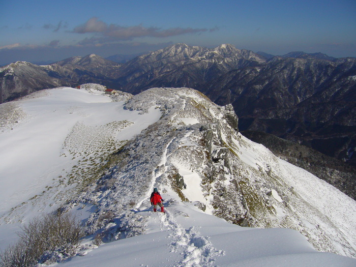 三嶺　大雪　大岩の所で撤退_b0124306_211368.jpg