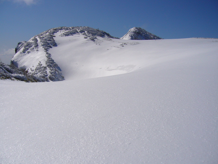 三嶺　大雪　大岩の所で撤退_b0124306_21292366.jpg