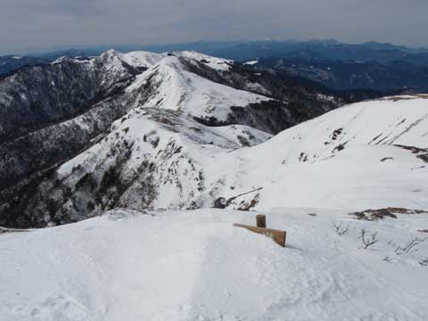 三嶺　大雪　大岩の所で撤退_b0124306_2142872.jpg