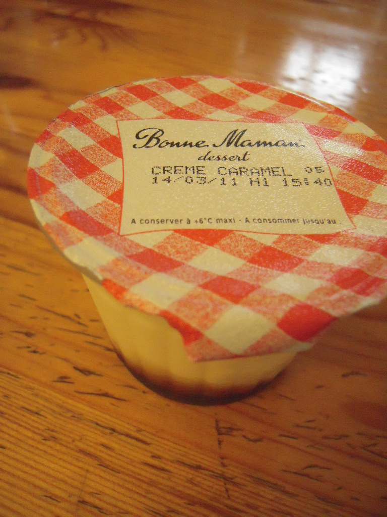 Bonne Maman　　crème caramel    _a0066869_828090.jpg