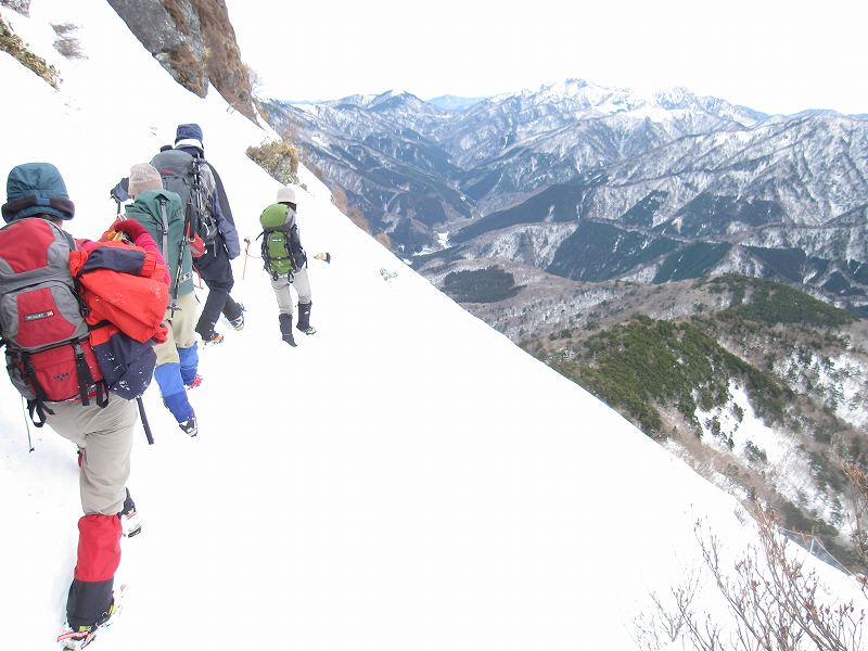 三嶺　大雪　大岩の所で撤退_b0124306_1717927.jpg