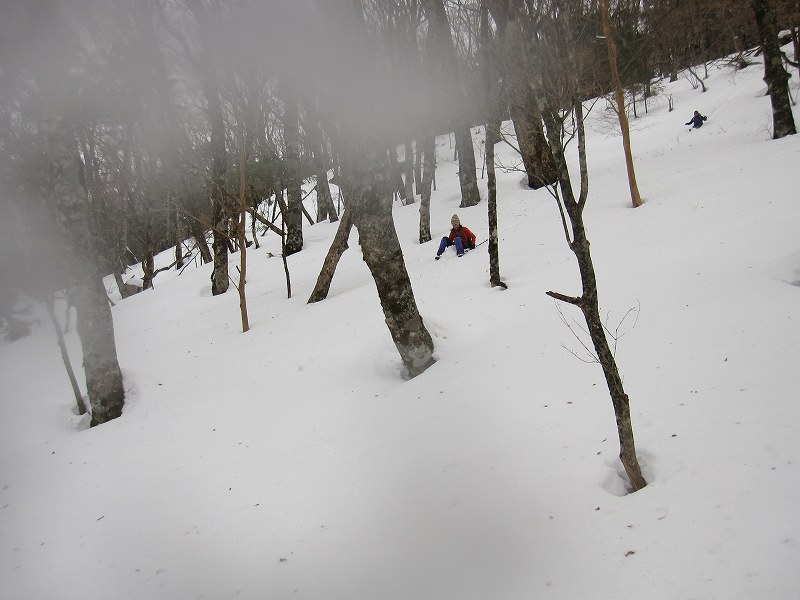 三嶺　大雪　大岩の所で撤退_b0124306_1749193.jpg