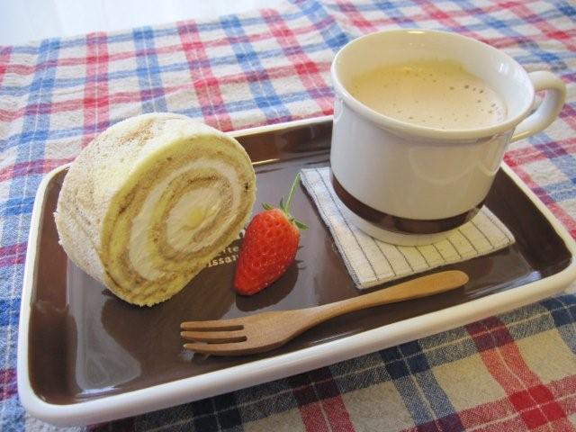 コーヒーマーブルロールケーキ レシピ Four Diary